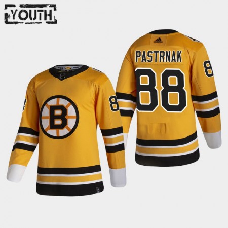 Kinder Eishockey Boston Bruins Trikot David Pastrnak 88 2020-21 Reverse Retro Authentic